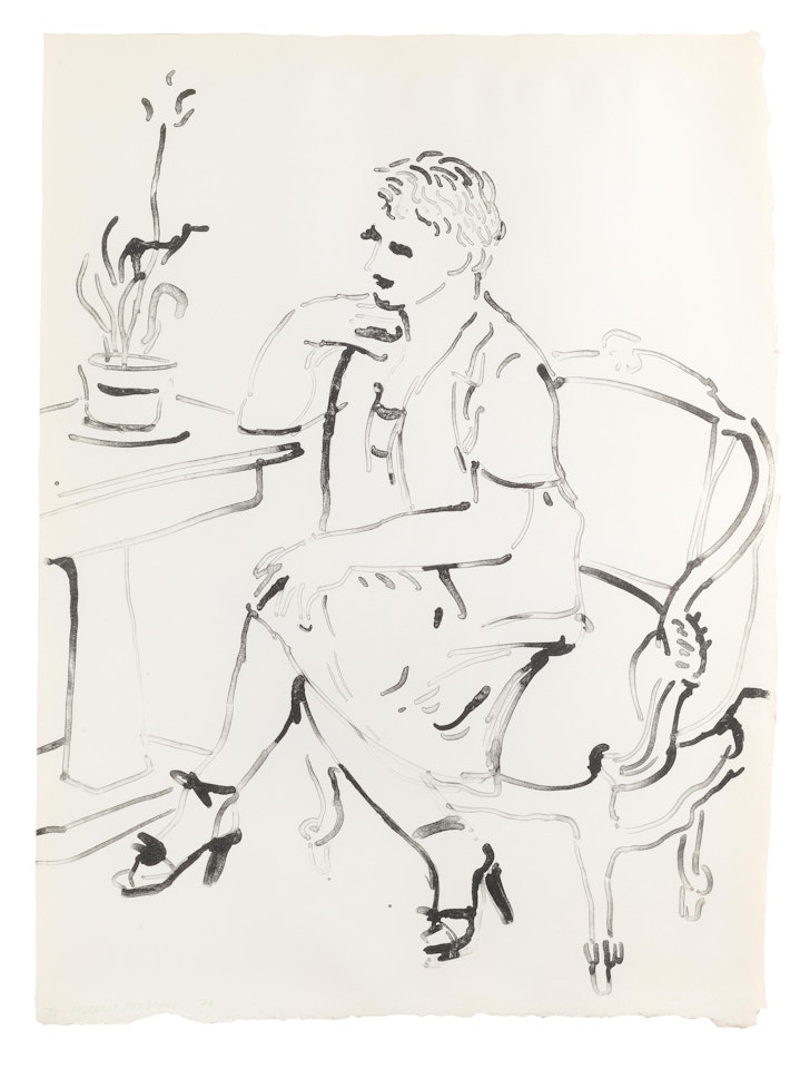 Celia Elegant by David Hockney