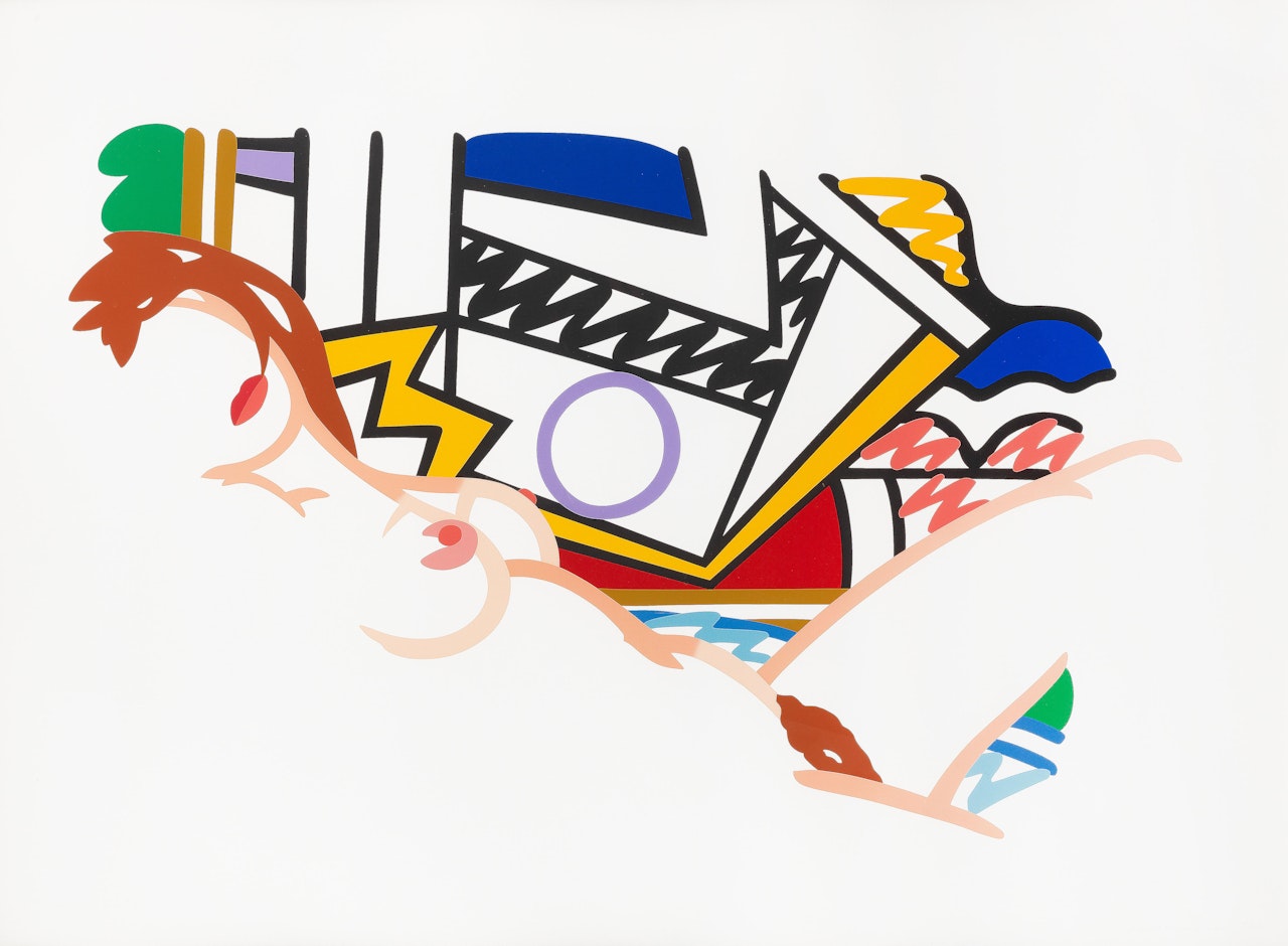 Monica Nude with Lichtenstein by Tom Wesselmann