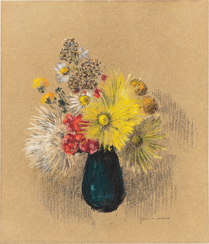 Fleurs by Odilon Redon