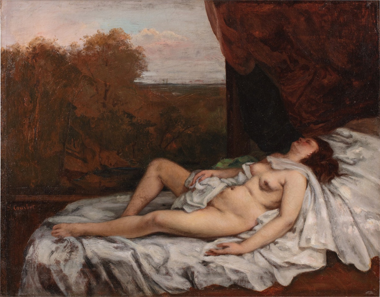 La Dormeuse nue by Gustave Courbet