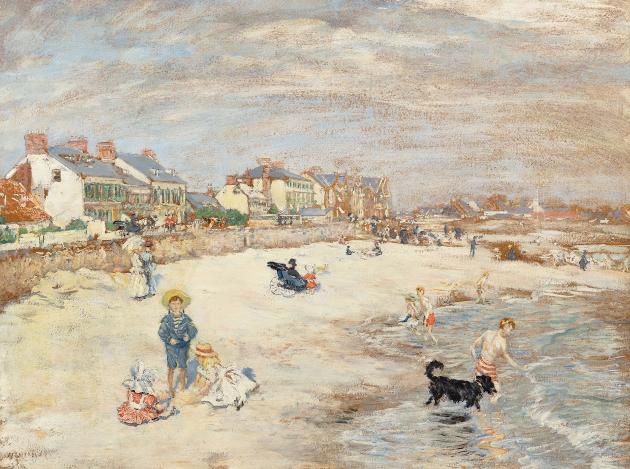 Bord de mer en été by Jean Francois Raffaelli