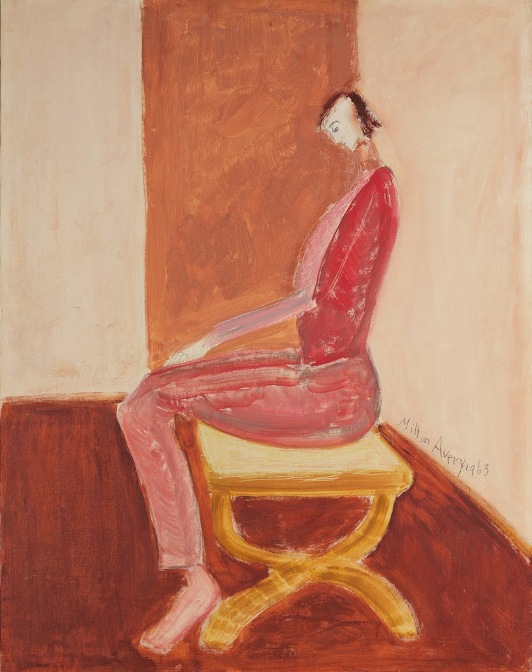 Piano Player Waiting by Milton Avery