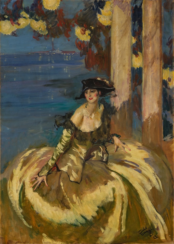 Elegante à Venise by Jean Gabriel Domergue