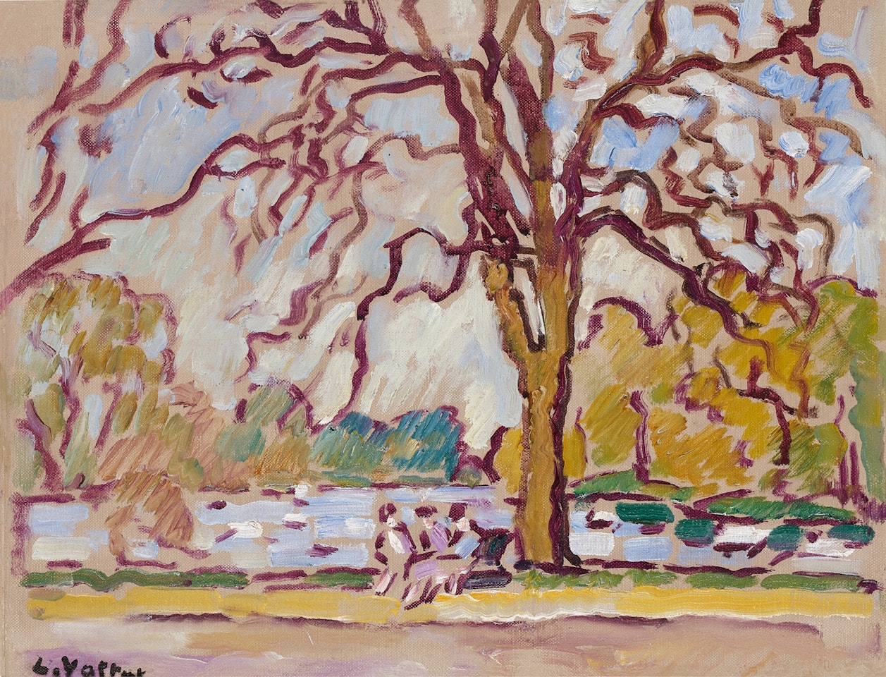 Bois de Boulogne by Louis Valtat