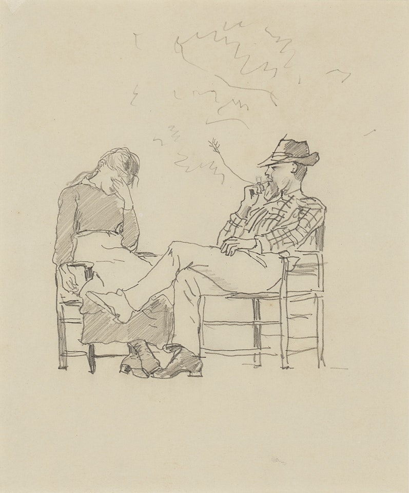 A Rural Couple by Winslow Homer