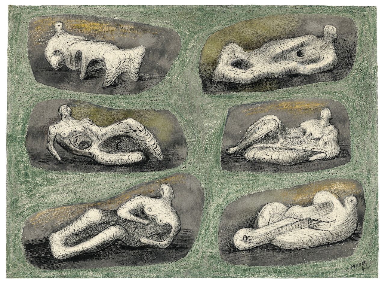 Reclining Figures: Ideas for Stone Sculpture by Henry Moore