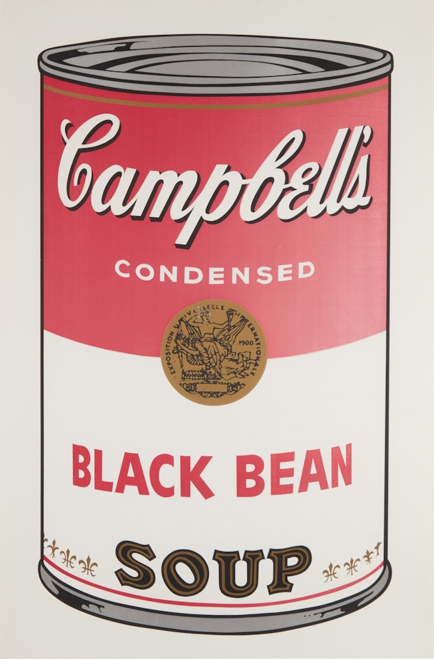 Black Bean, from Campbell's Soup I by Andy Warhol