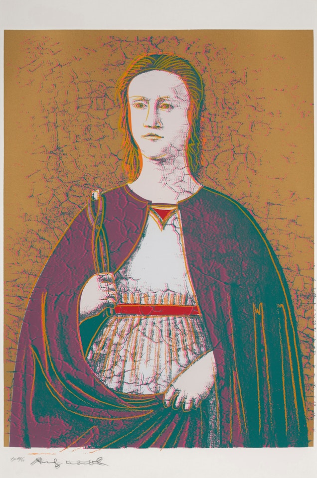 Saint Apollonia by Andy Warhol