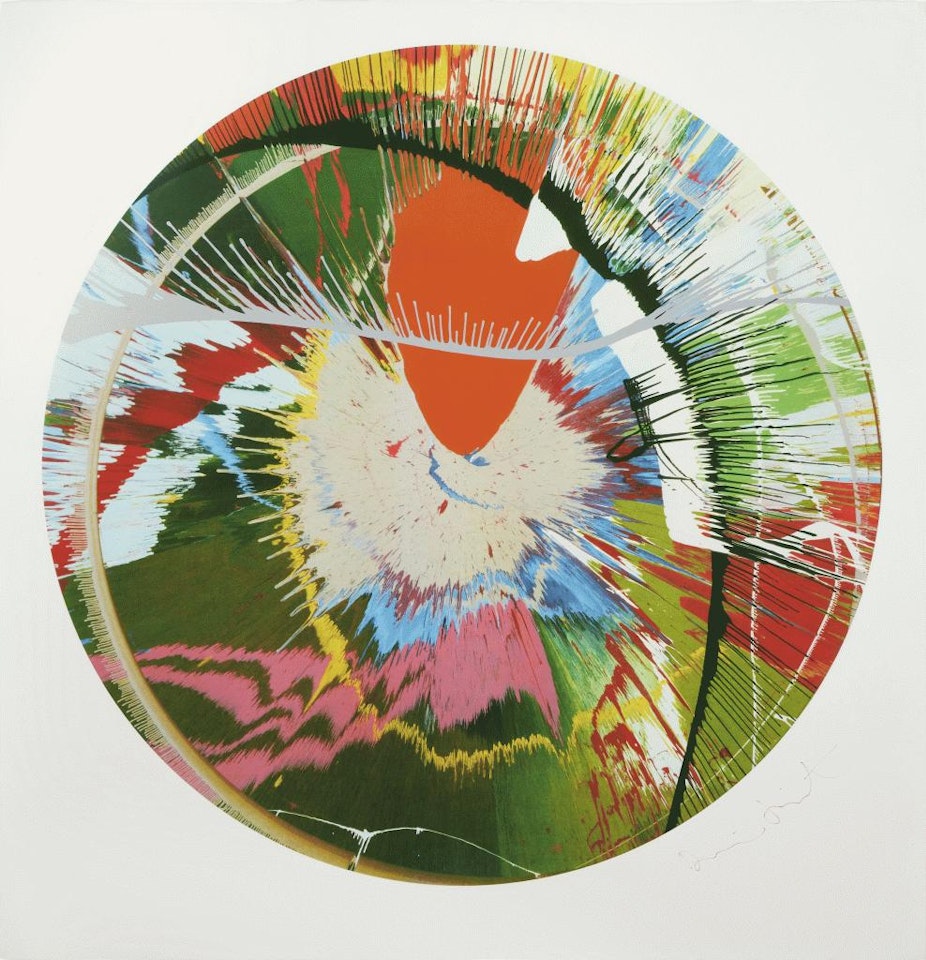 Beautiful, Galactic, Exploding (Spin) by Damien Hirst