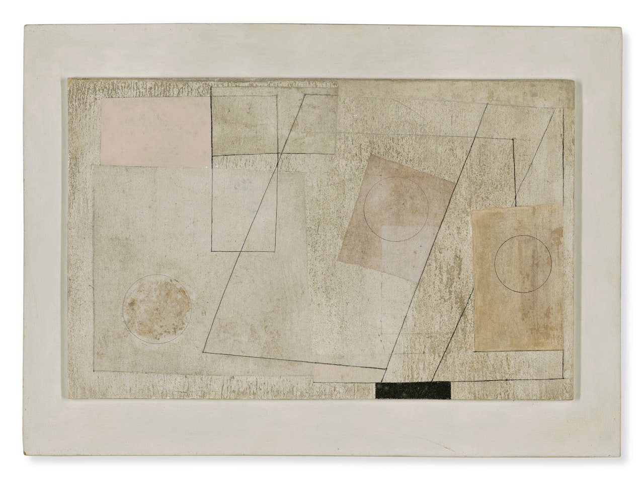 (three circles) by Ben Nicholson, O.M.