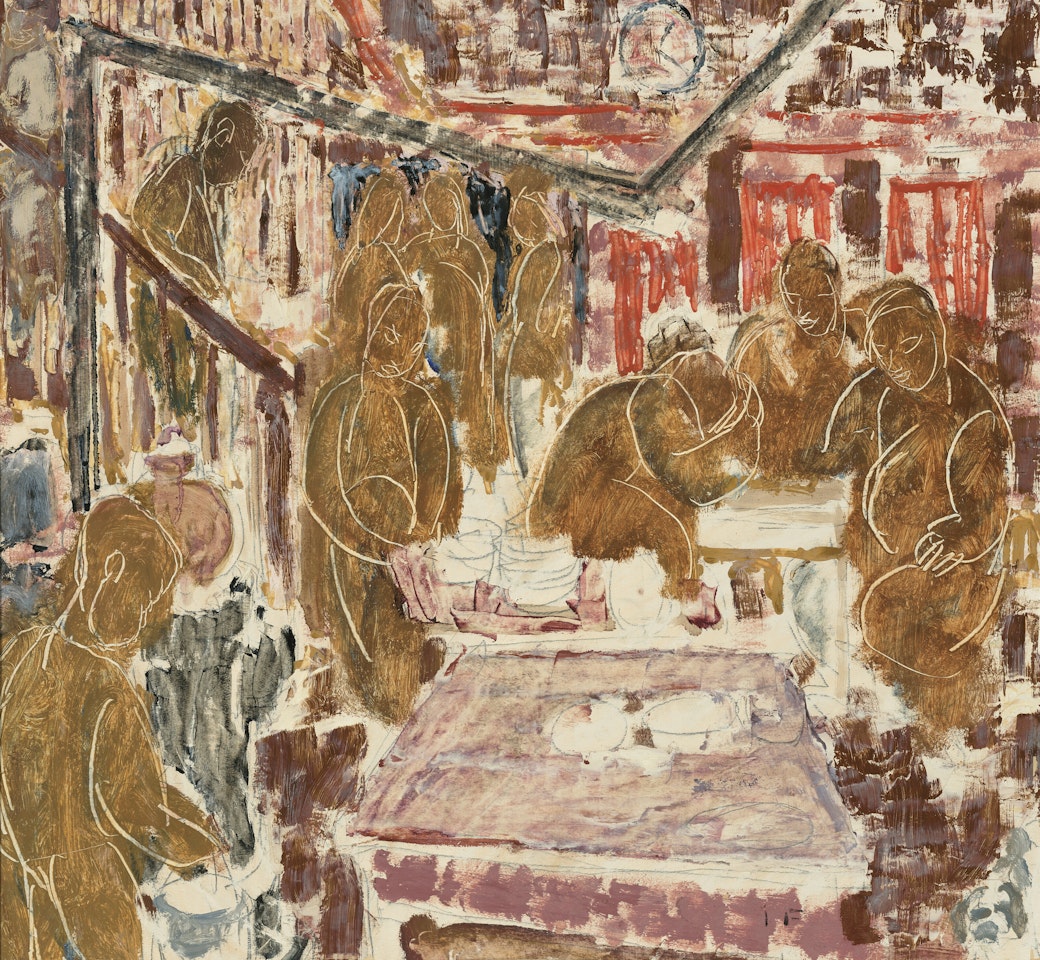 Café in Rice Field by Ian Fairweather