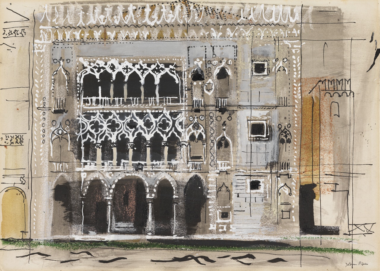 Ca' d'Oro, Venice by John Piper