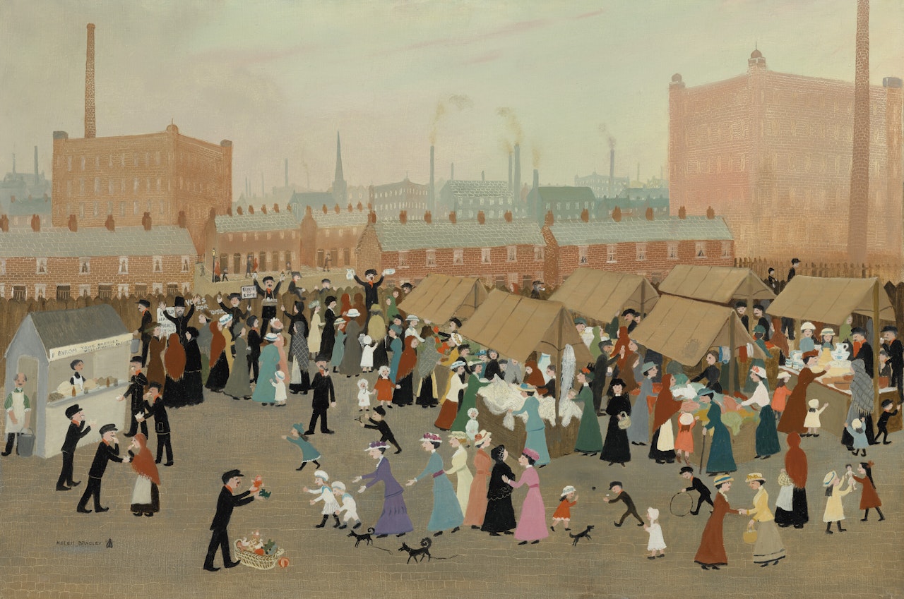 Hollinwood Market by Helen Bradley