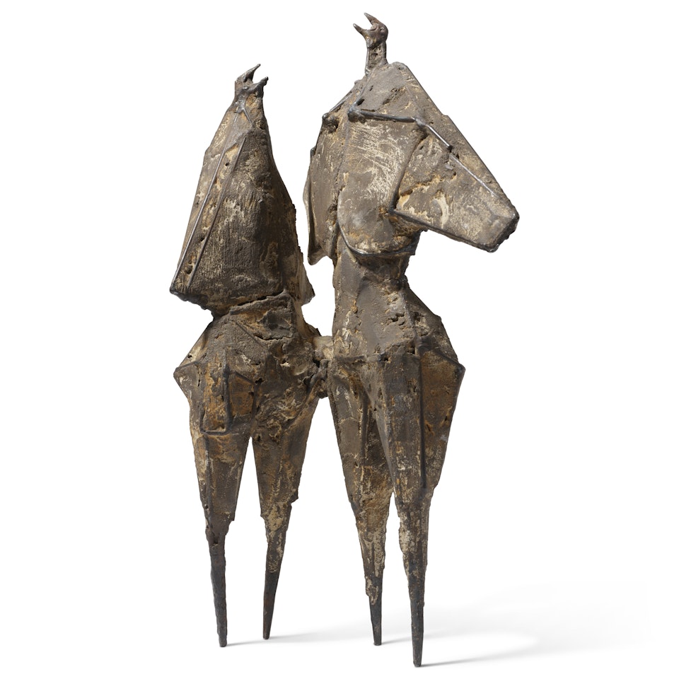 Maquette for Winged Figures II by Lynn Chadwick