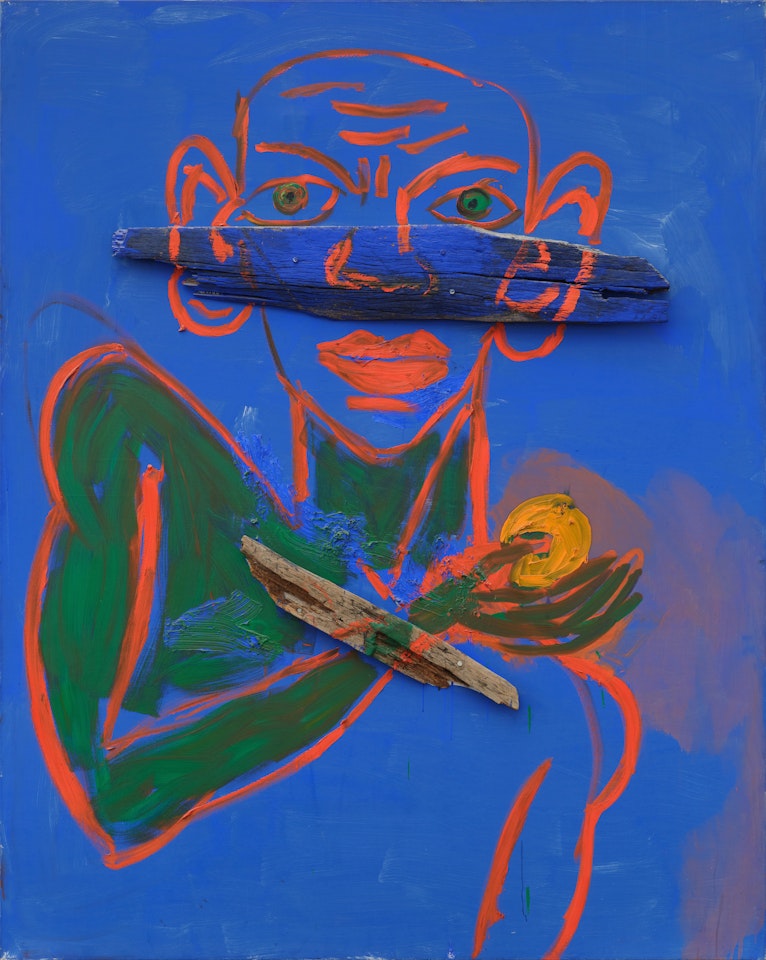 Orangenesser (Orange Eater) by Rainer Fetting