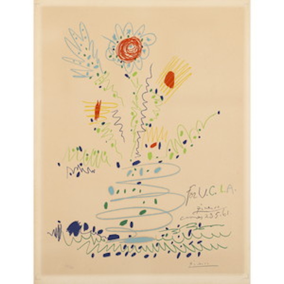 FLEURS (FOR U.C.L.A) / FLOWERS (FOR U.C.L.A.) by Pablo Picasso