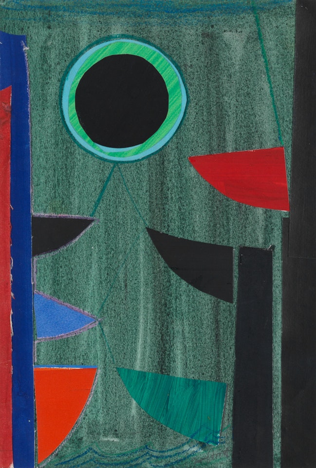 Green and Black 'Q' by Terry Frost