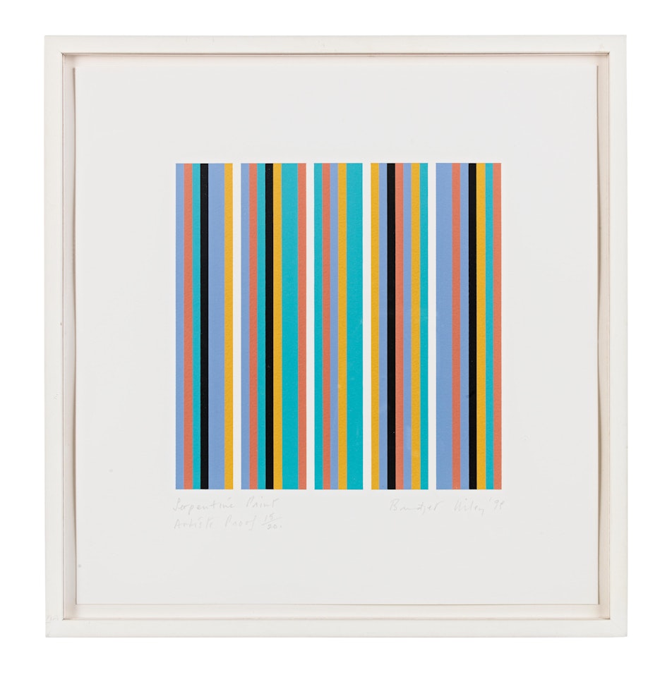 Serpentine Print by Bridget Riley