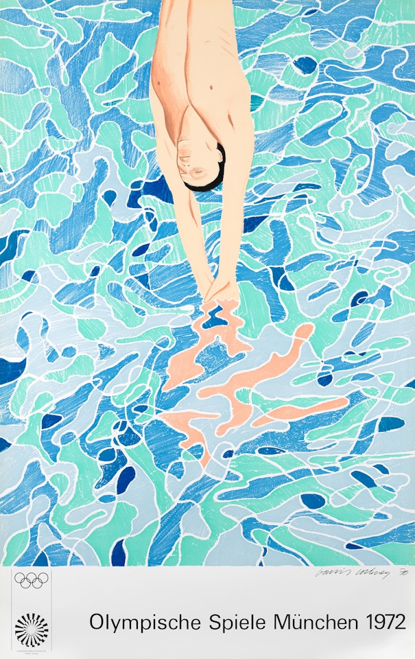 Olympische Spiele München  , by David Hockney