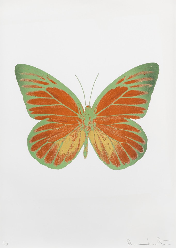 The Souls I - Prairie Copper/Leaf Green/Cool Gold by Damien Hirst