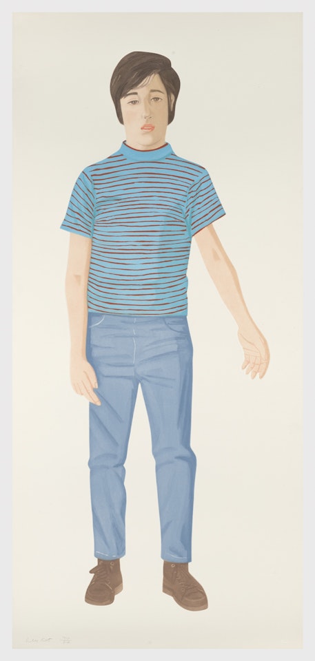 The Striped Shirt by Alex Katz