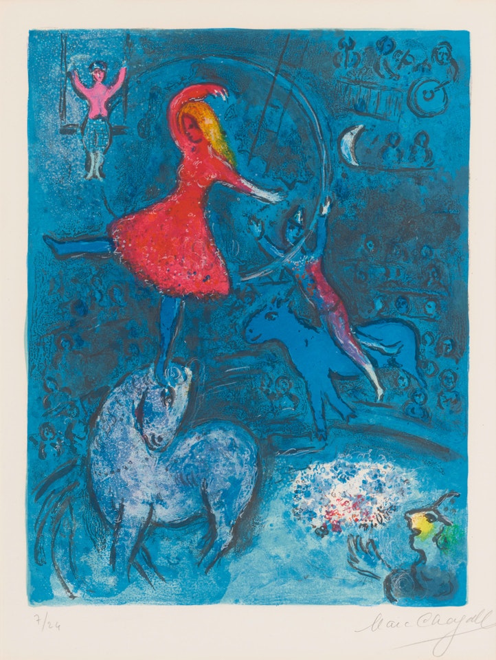 One Plate, from Le Cirque by Marc Chagall
