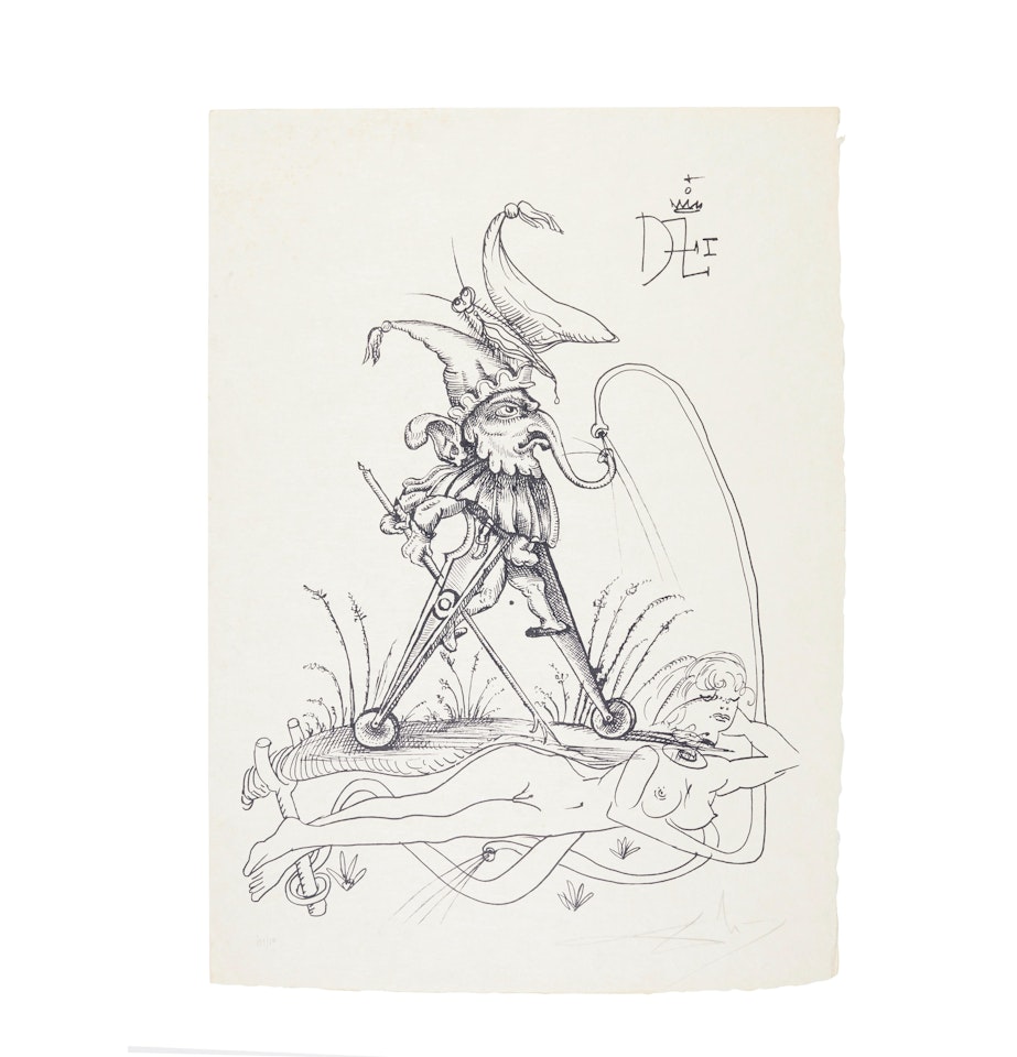 Les songes drôlatiques de Pantagruel by Salvador Dali