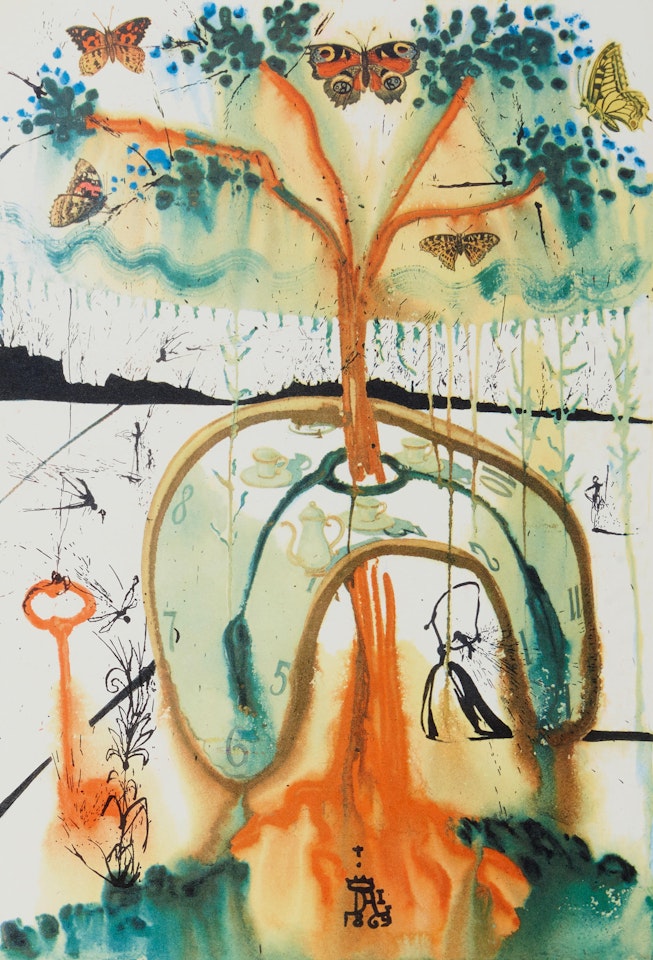 Alice's Adventures in Wonderland by Salvador Dali