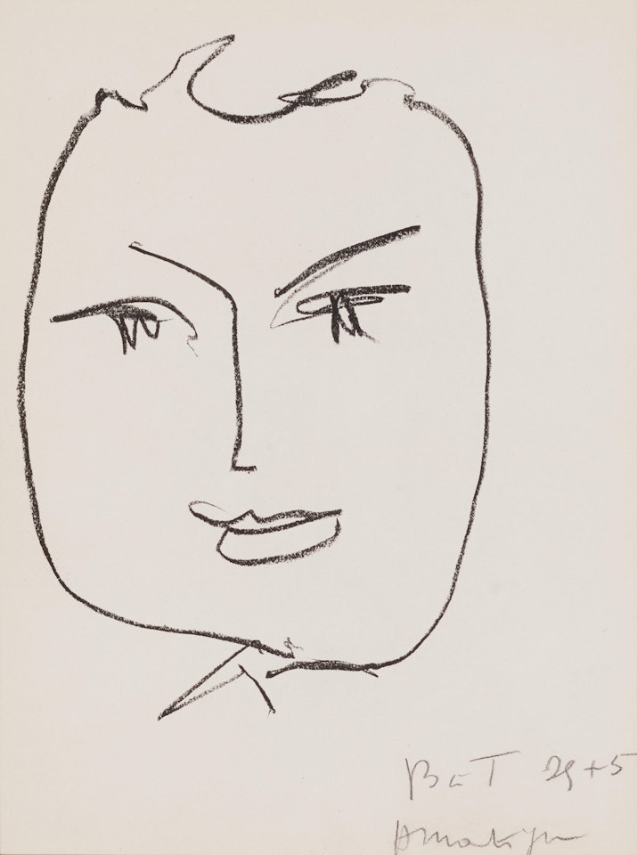 Paul Demarne. Visage by Henri Matisse