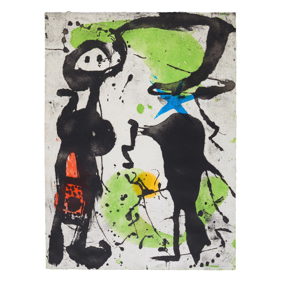 Grans Rupestres V by Joan Miró