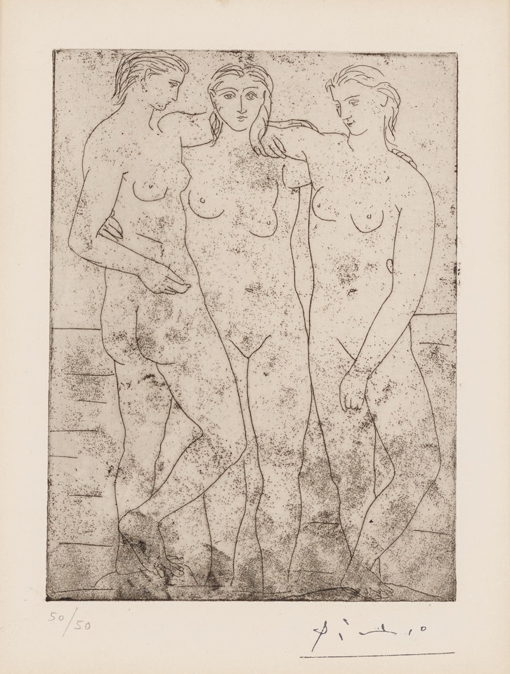 Les Trois Baigneuses, II by Pablo Picasso