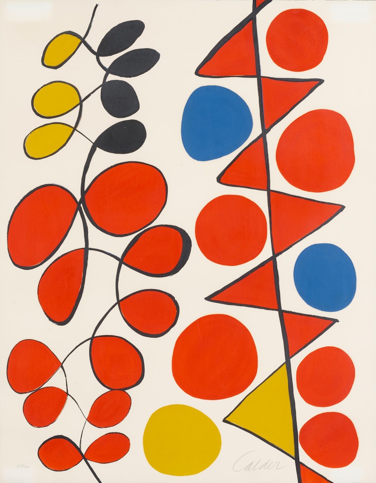 Flags and Swirls by Alexander Calder