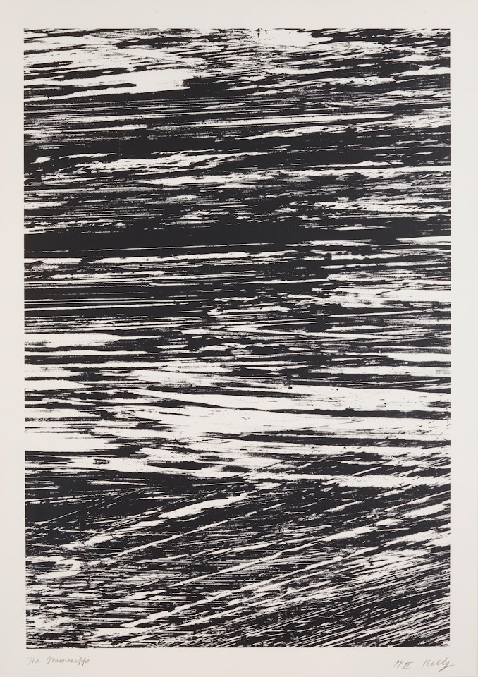 The Mississippi, from States of the River by Ellsworth Kelly