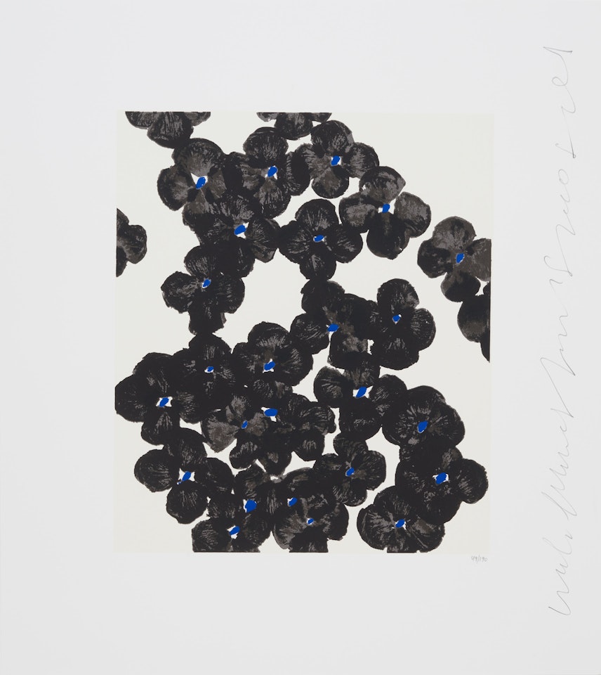Wallflower 35, from Wallflowers Suite by Donald Sultan