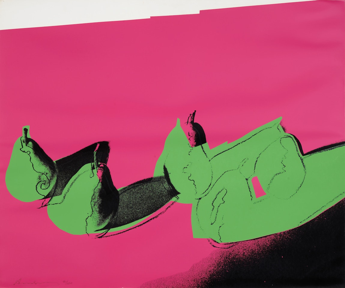 Pears from Space Fruits: Still Lifes by Andy Warhol