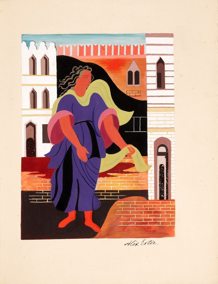 Illustrated Manuscript of Anatole France's Le Mystère du Sang by Alexandra Exter