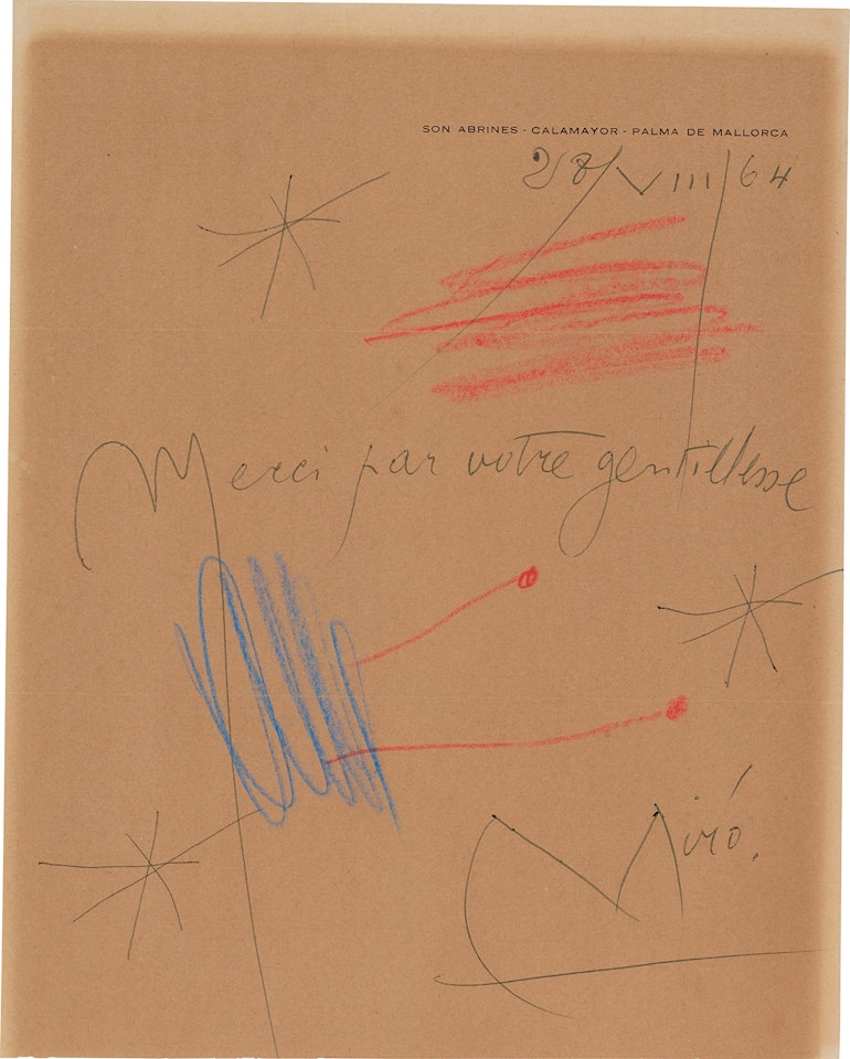 Sans Titre by Joan Miró