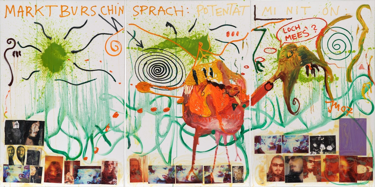 Milchfräulein Brigittera Stalinz (Milkmaid Brigittera Stalinz) by Jonathan Meese