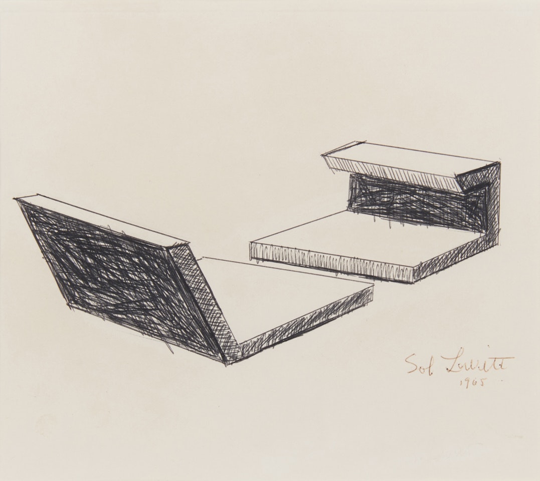 Drawing by Sol LeWitt