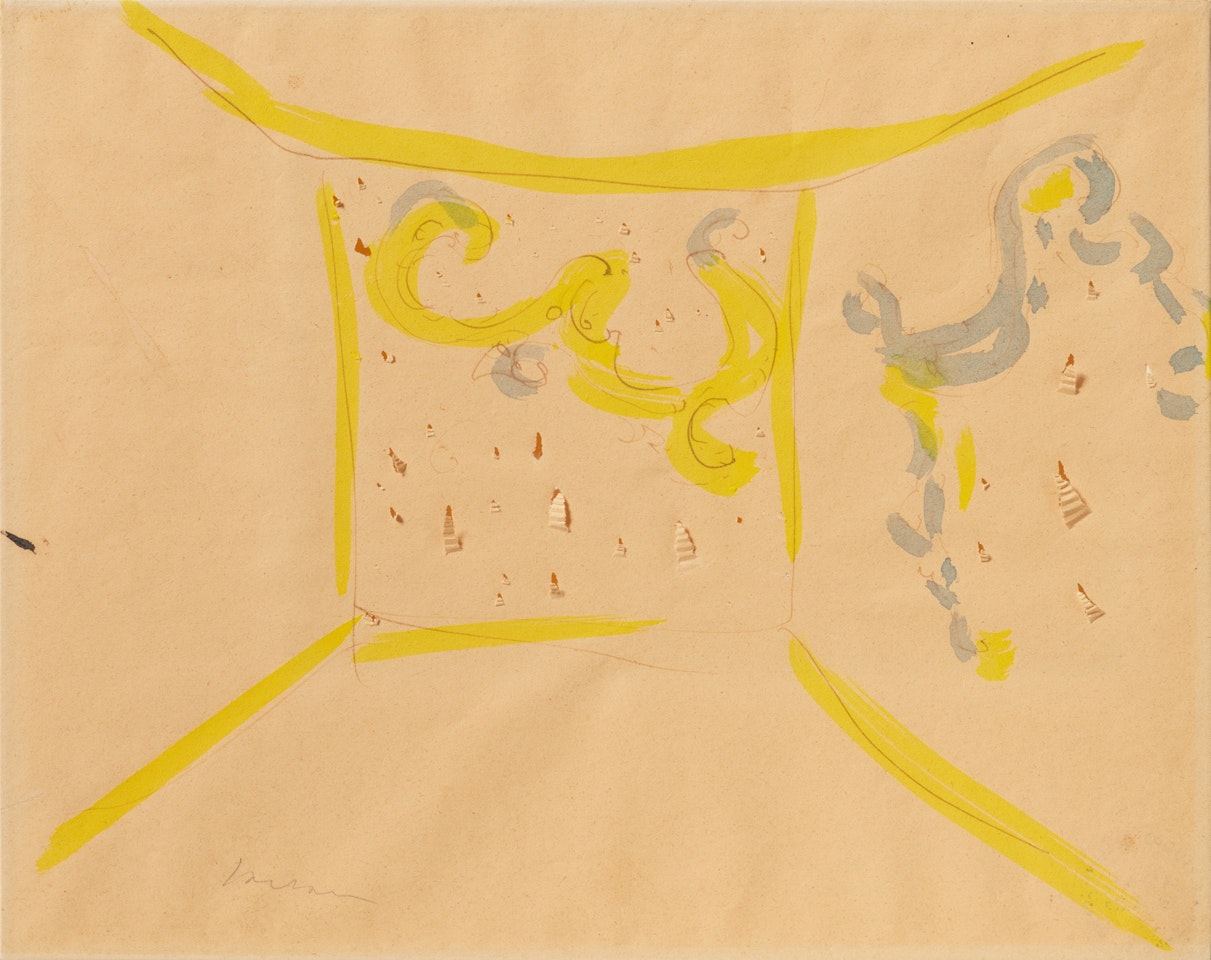 Studi per pareti spaziali by Lucio Fontana