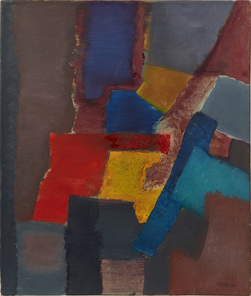 mit Gelb by Fritz Winter