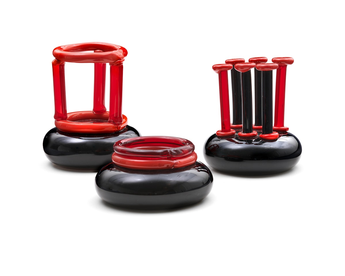 Coppetta, Funghetti, Vasetto by Ettore Sottsass