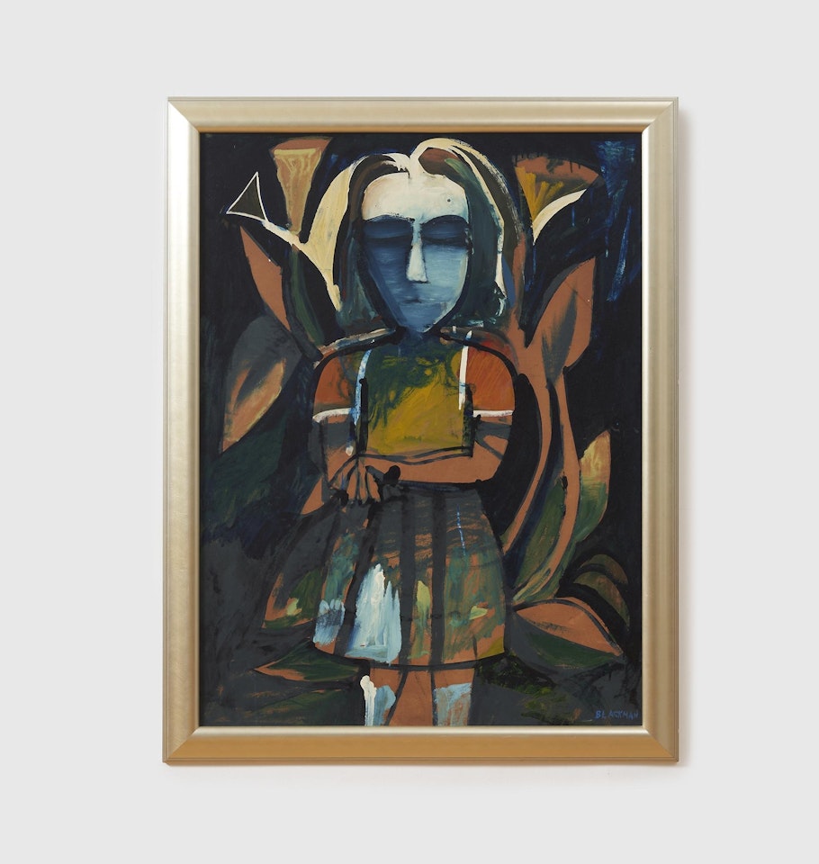 Tropical Garden (Portrait of Barbara Blackman) by Charles Blackman