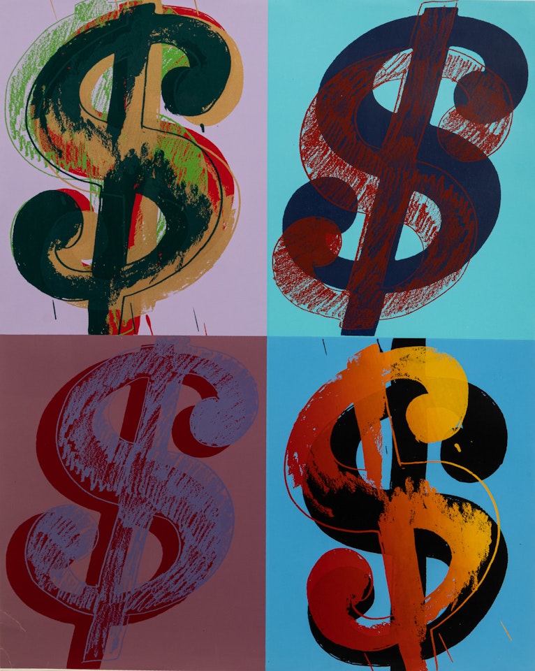 $ (Quadrant) by Andy Warhol