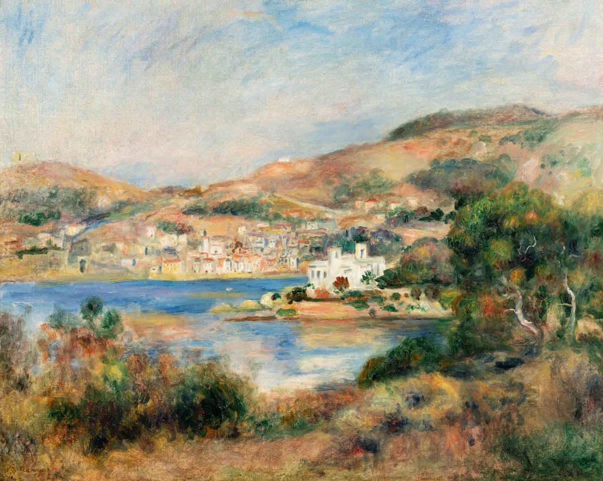 La Baie de Villefranche-sur-Mer by Pierre-Auguste Renoir
