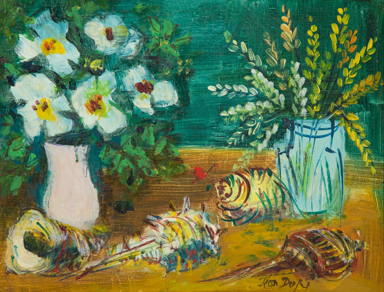 Nature Morte aux Vases de Fleurs by Jean Dufy