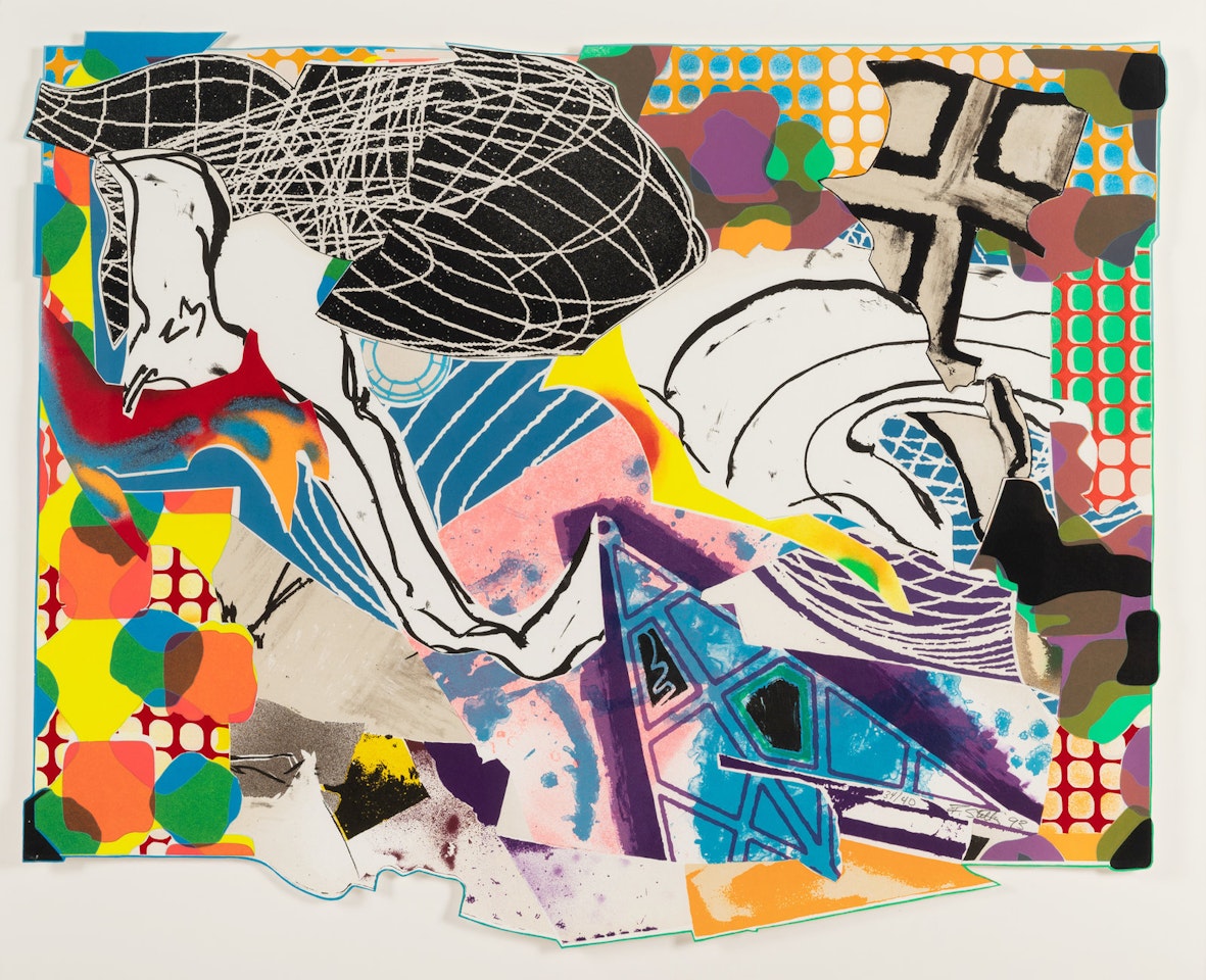 Extracts (from Moby Dick Deckle Edges) by Frank Stella