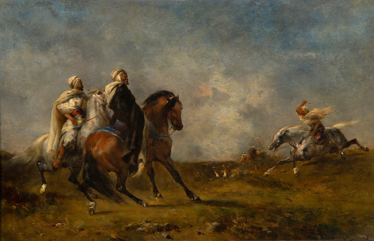 La Chasse à la Gazelle by Eugene Fromentin