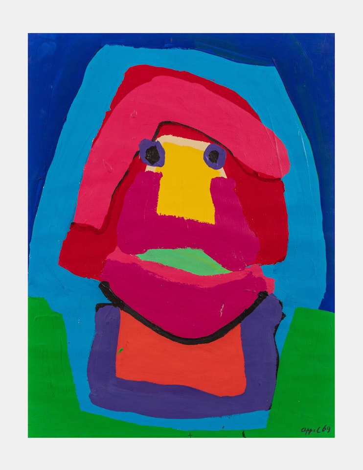 Untitled (Head) by Karel Appel