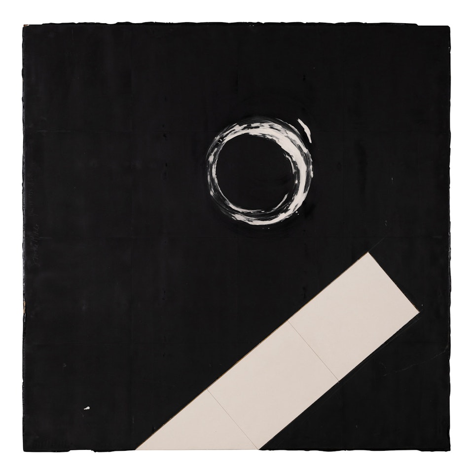 SMOKE RING Jan 19 1981, 1981 by Donald Sultan